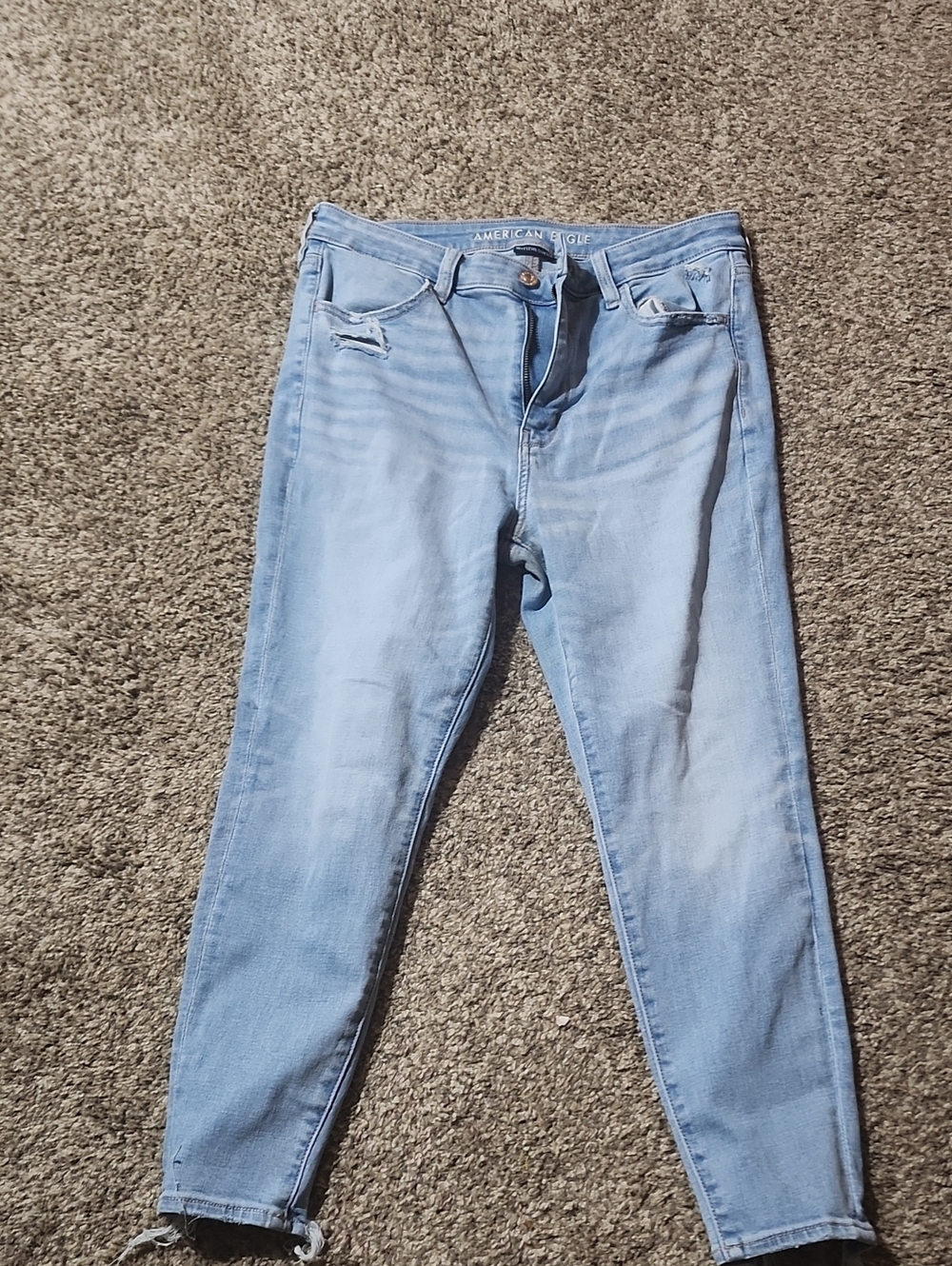 American Eagle Outfitters Light Blue Skinny Jeans
